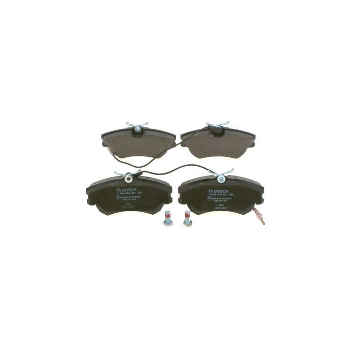 Stabdžių trinkelių rinkinys, diskinis stabdys BOSCH 0 986 424 451