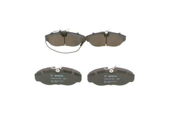 Stabdžių trinkelių rinkinys, diskinis stabdys BOSCH 0 986 424 556