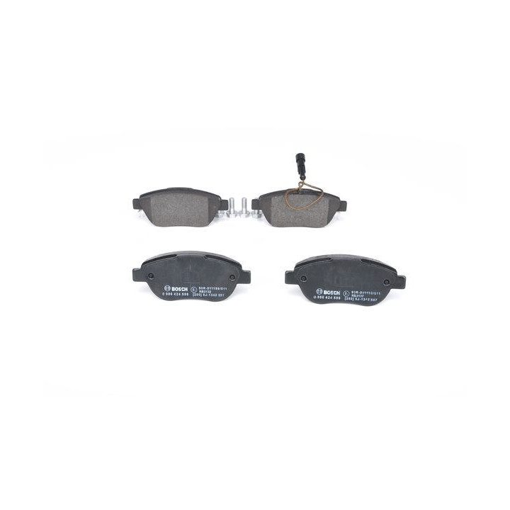 Stabdžių trinkelių rinkinys, diskinis stabdys BOSCH 0 986 424 596