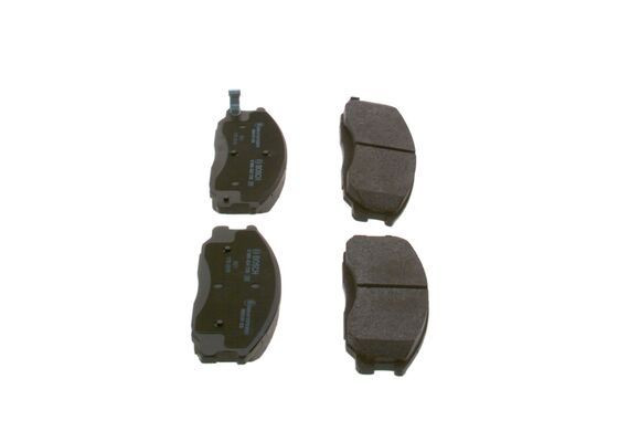 Stabdžių trinkelių rinkinys, diskinis stabdys BOSCH 0 986 424 729