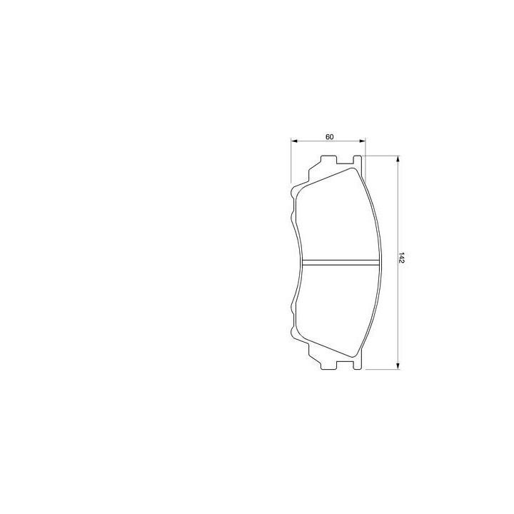 Stabdžių trinkelių rinkinys, diskinis stabdys BOSCH 0 986 424 753