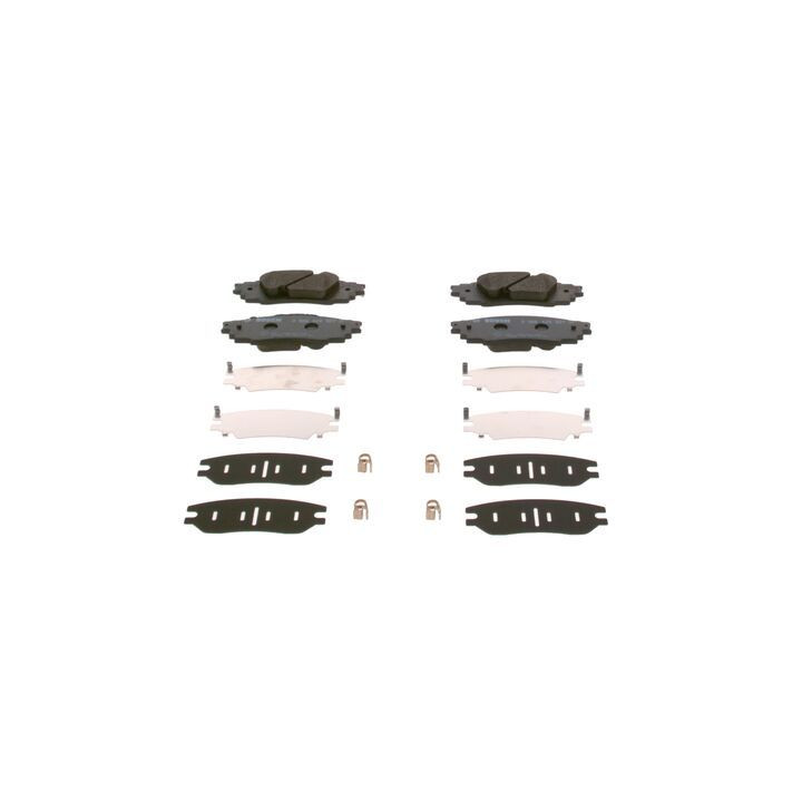 Stabdžių trinkelių rinkinys, diskinis stabdys BOSCH 0 986 424 927