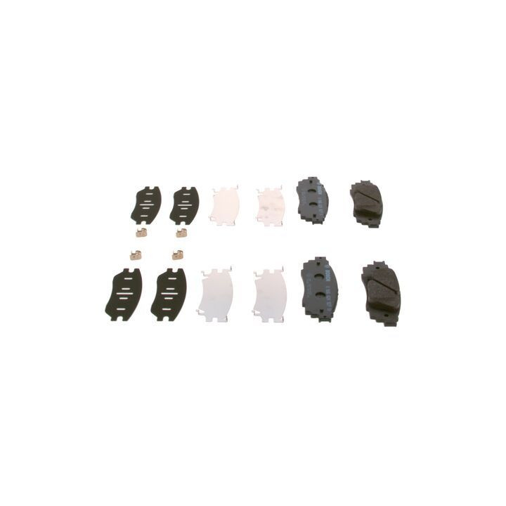 Stabdžių trinkelių rinkinys, diskinis stabdys BOSCH 0 986 424 927