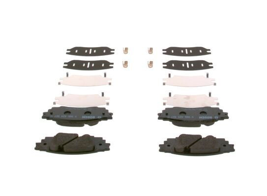 Stabdžių trinkelių rinkinys, diskinis stabdys BOSCH 0 986 424 927