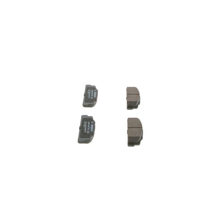 Stabdžių trinkelių rinkinys, diskinis stabdys BOSCH 0 986 460 736