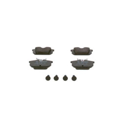 Stabdžių trinkelių rinkinys, diskinis stabdys BOSCH 0 986 491 030