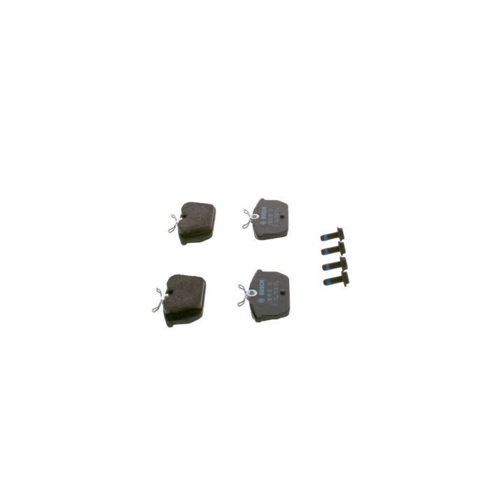 Stabdžių trinkelių rinkinys, diskinis stabdys BOSCH 0 986 491 030