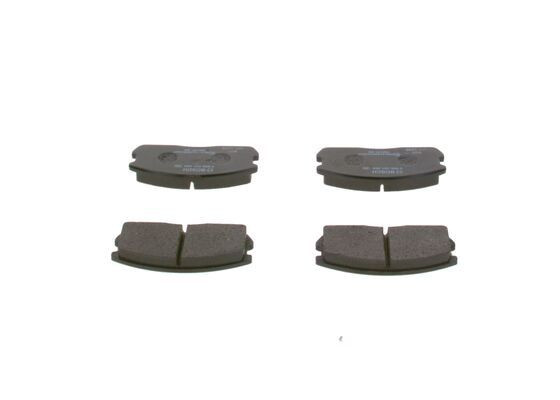 Stabdžių trinkelių rinkinys, diskinis stabdys BOSCH 0 986 491 260