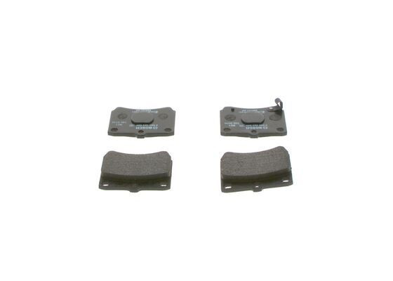 Stabdžių trinkelių rinkinys, diskinis stabdys BOSCH 0 986 493 550