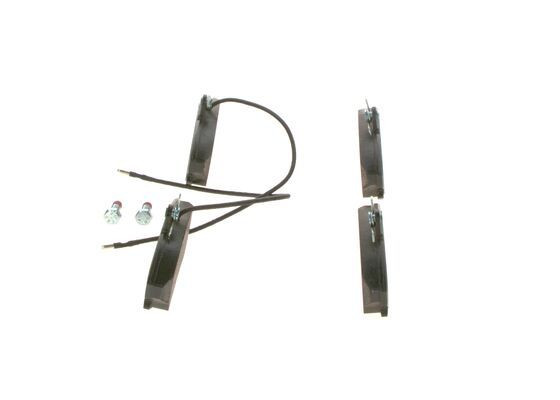 Stabdžių trinkelių rinkinys, diskinis stabdys BOSCH 0 986 494 056