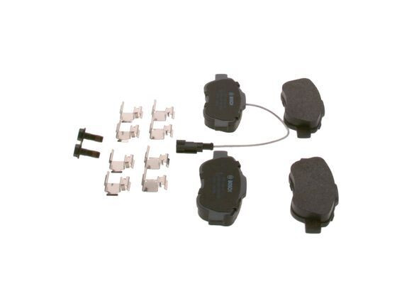 Stabdžių trinkelių rinkinys, diskinis stabdys BOSCH 0 986 494 114