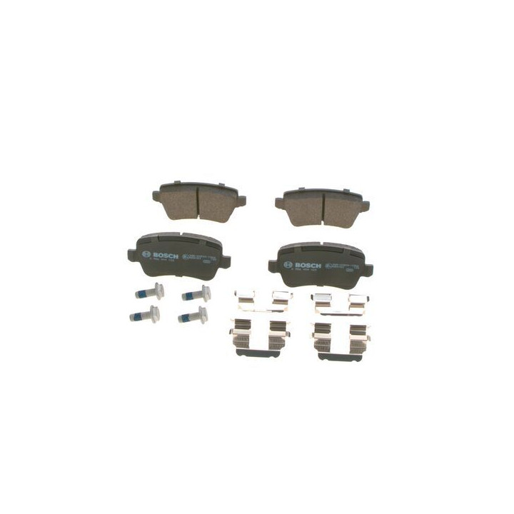 Stabdžių trinkelių rinkinys, diskinis stabdys BOSCH 0 986 494 125