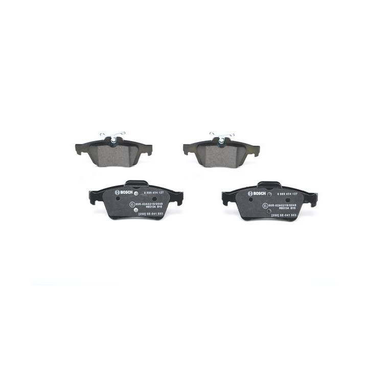 Stabdžių trinkelių rinkinys, diskinis stabdys BOSCH 0 986 494 127