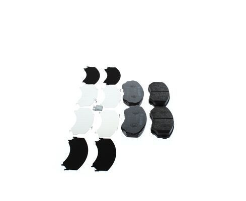 Stabdžių trinkelių rinkinys, diskinis stabdys BOSCH 0 986 494 204