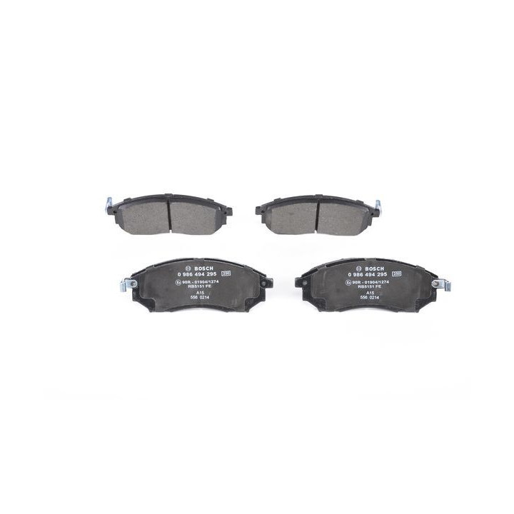 Stabdžių trinkelių rinkinys, diskinis stabdys BOSCH 0 986 494 295