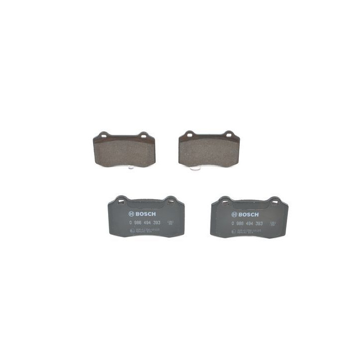 Stabdžių trinkelių rinkinys, diskinis stabdys BOSCH 0 986 494 393