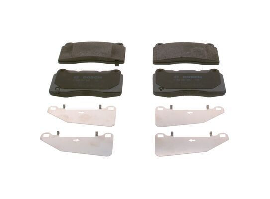 Stabdžių trinkelių rinkinys, diskinis stabdys BOSCH 0 986 494 395