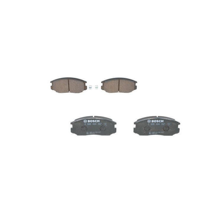 Stabdžių trinkelių rinkinys, diskinis stabdys BOSCH 0 986 494 397