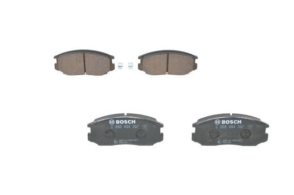 Stabdžių trinkelių rinkinys, diskinis stabdys BOSCH 0 986 494 397