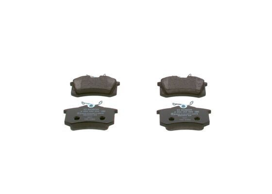 Stabdžių trinkelių rinkinys, diskinis stabdys BOSCH 0 986 494 399