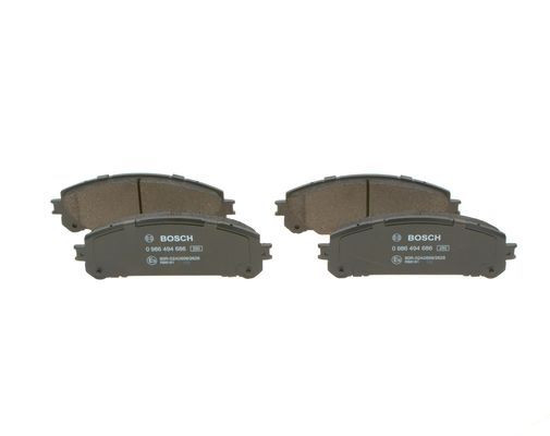 Stabdžių trinkelių rinkinys, diskinis stabdys BOSCH 0 986 494 686