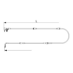 įspėjimo kontaktas, stabdžių trinkelių susidėvėjimas BOSCH 1 987 473 627