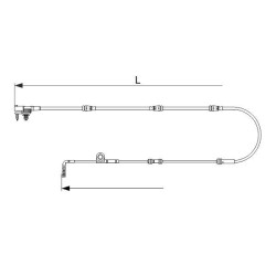 įspėjimo kontaktas, stabdžių trinkelių susidėvėjimas BOSCH 1 987 473 629