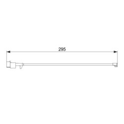 įspėjimo kontaktas, stabdžių trinkelių susidėvėjimas BOSCH 1 987 474 575