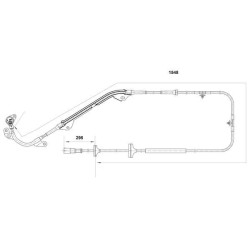 Jutiklis, rato greitis BOSCH 0 265 006 106