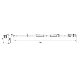 Jutiklis, rato greitis BOSCH 0 265 006 427