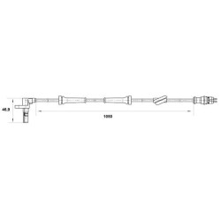 Jutiklis, rato greitis BOSCH 0 265 007 033