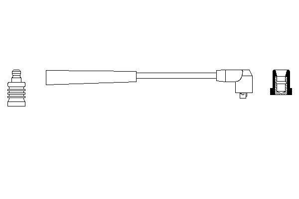 Uždegimo laidas BOSCH 0 986 356 014