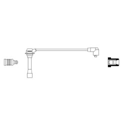 Uždegimo laidas BOSCH 0 986 356 257