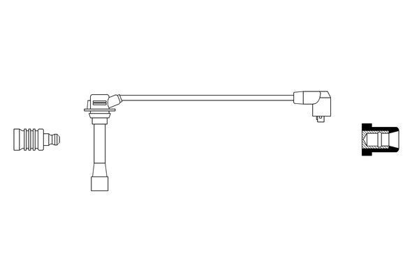 Uždegimo laidas BOSCH 0 986 356 257