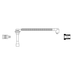 Uždegimo laidas BOSCH 0 986 356 258