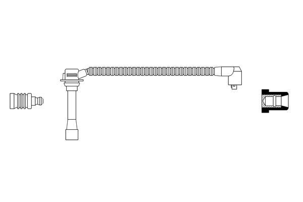 Uždegimo laidas BOSCH 0 986 356 259