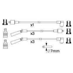 Uždegimo laido komplektas BOSCH 0 986 357 178
