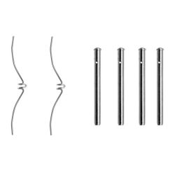 Priedų komplektas, diskinių stabdžių trinkelės BOSCH 1 987 474 140