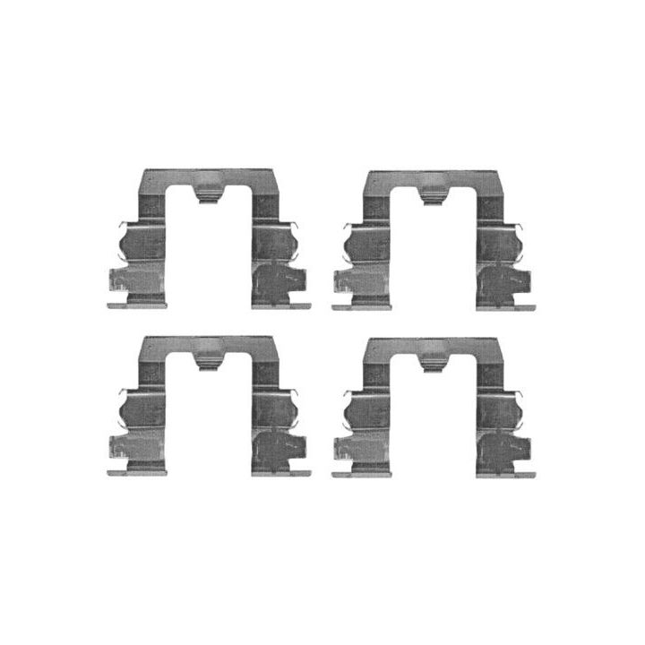 Priedų komplektas, diskinių stabdžių trinkelės BOSCH 1 987 474 153