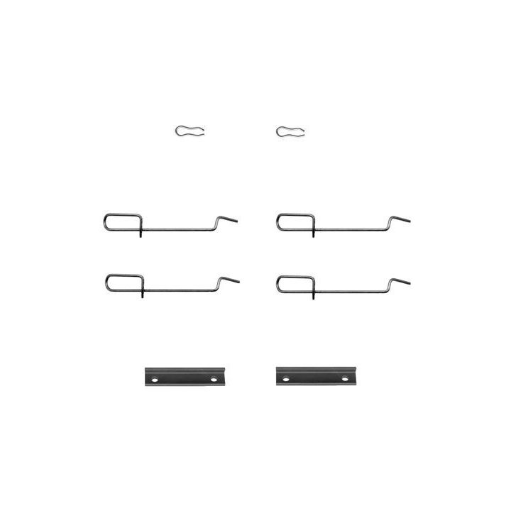 Priedų komplektas, diskinių stabdžių trinkelės BOSCH 1 987 474 197