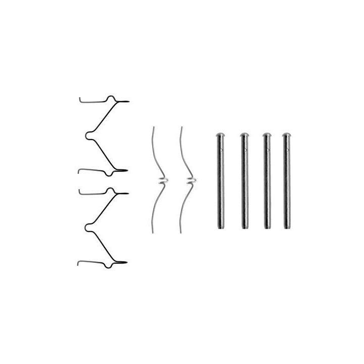Priedų komplektas, diskinių stabdžių trinkelės BOSCH 1 987 474 208