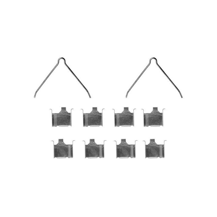 Priedų komplektas, diskinių stabdžių trinkelės BOSCH 1 987 474 234