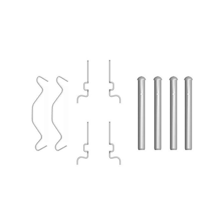 Priedų komplektas, diskinių stabdžių trinkelės BOSCH 1 987 474 313