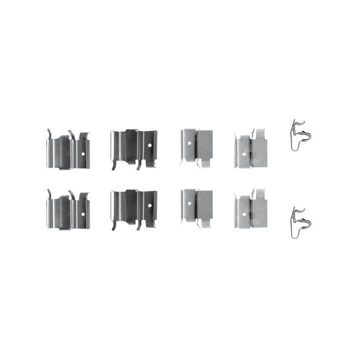 Priedų komplektas, diskinių stabdžių trinkelės BOSCH 1 987 474 321