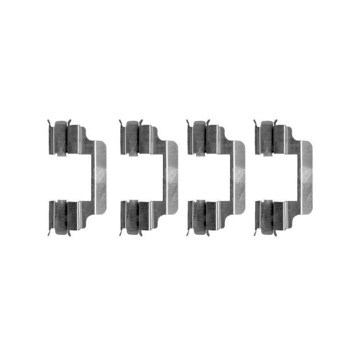 Priedų komplektas, diskinių stabdžių trinkelės BOSCH 1 987 474 328