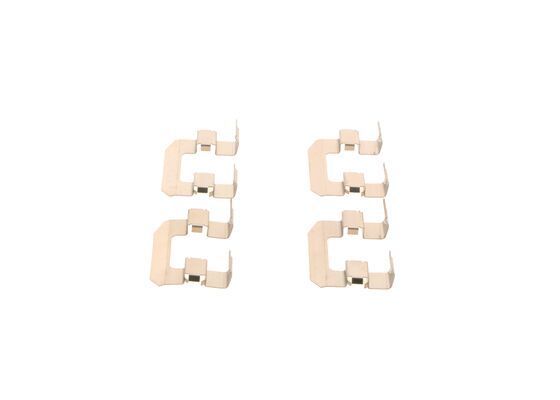 Priedų komplektas, diskinių stabdžių trinkelės BOSCH 1 987 474 344