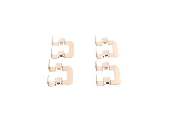 Priedų komplektas, diskinių stabdžių trinkelės BOSCH 1 987 474 344