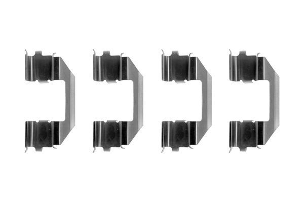 Priedų komplektas, diskinių stabdžių trinkelės BOSCH 1 987 474 385