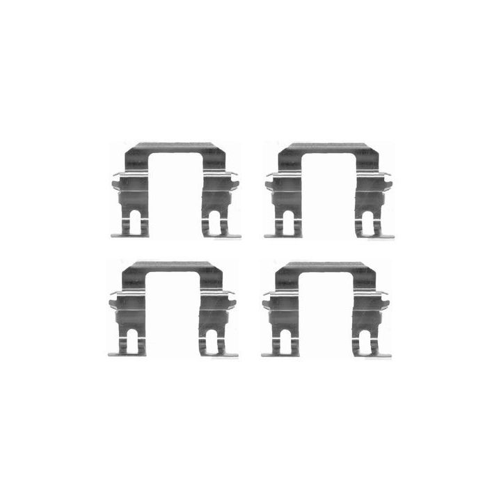 Priedų komplektas, diskinių stabdžių trinkelės BOSCH 1 987 474 388