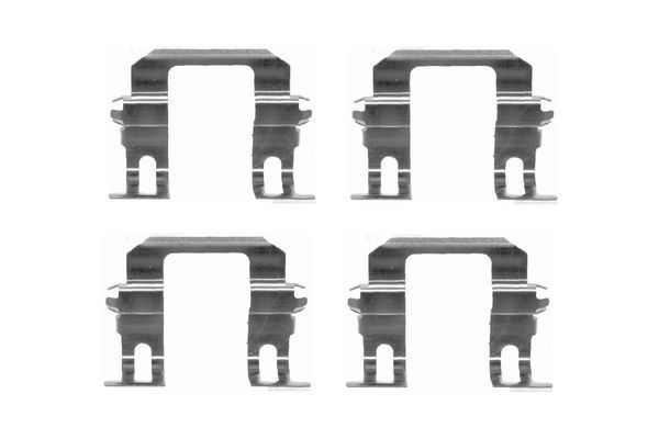 Priedų komplektas, diskinių stabdžių trinkelės BOSCH 1 987 474 388